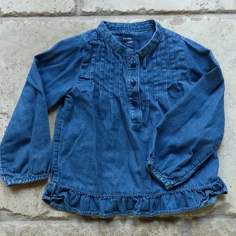 Baby Gap denim chambray shirt